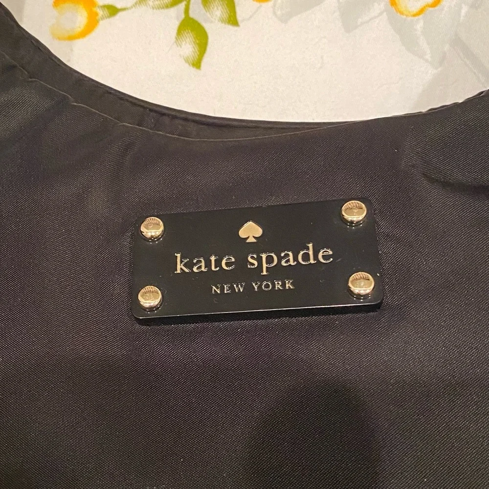 Kate Spade Black Stevie Diaper Bag